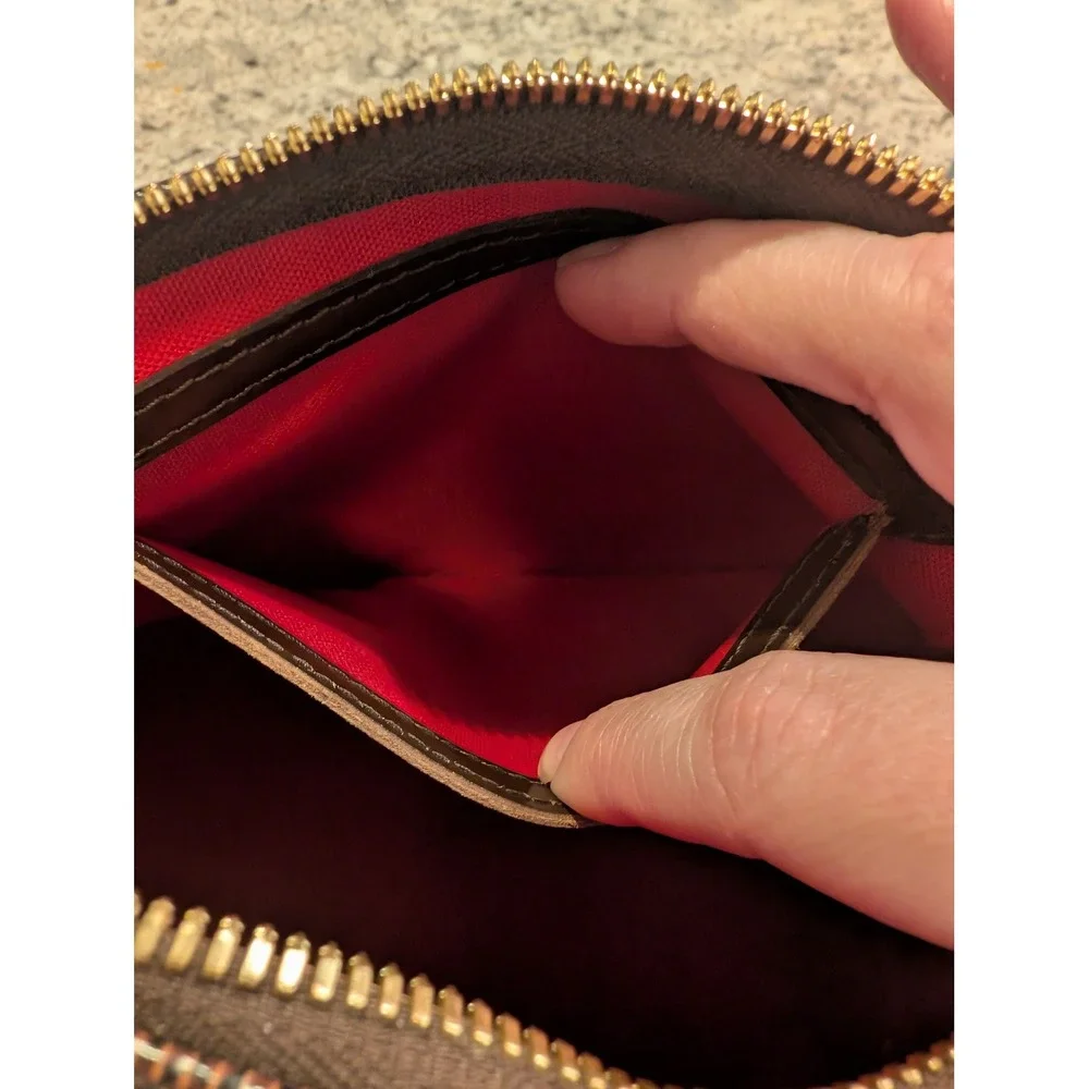 Louis Vuitton Speedy Bandouliere 30 Women Brown Damier Ebene Bag